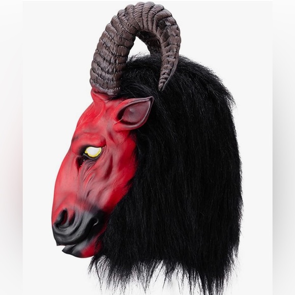 Satanic beast mask for Halloween - Picture 2 of 5